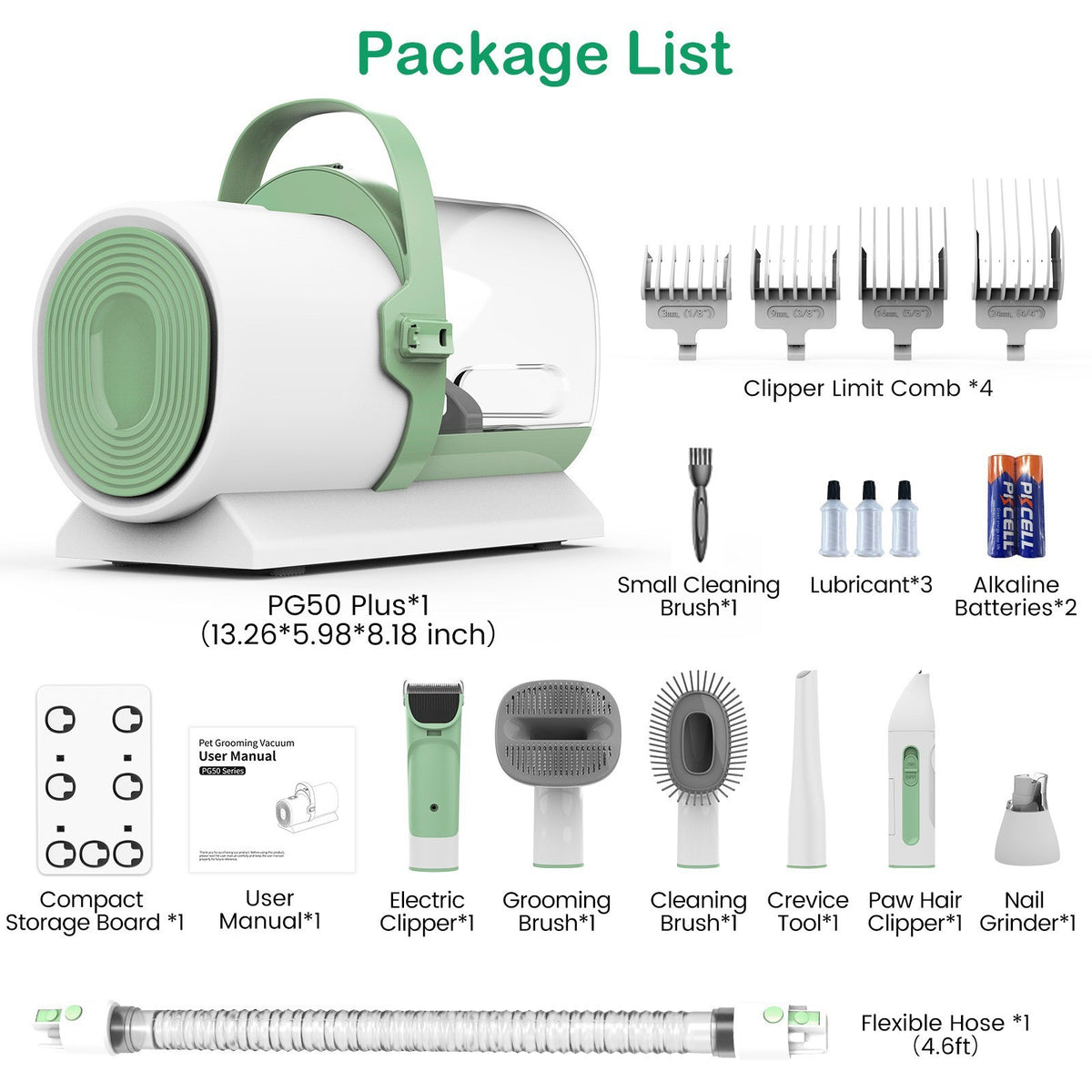 Pet Hair Remover Hair Suction And Hair Pulling All-in-one Machine PG50PLUS US