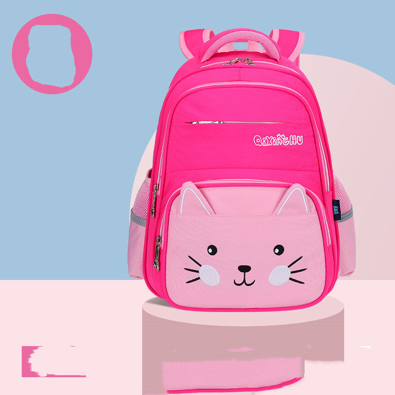 Cute Cartoon Shoulders Baby Lightweight Backpack Elementary School Schoolbag 9colour
