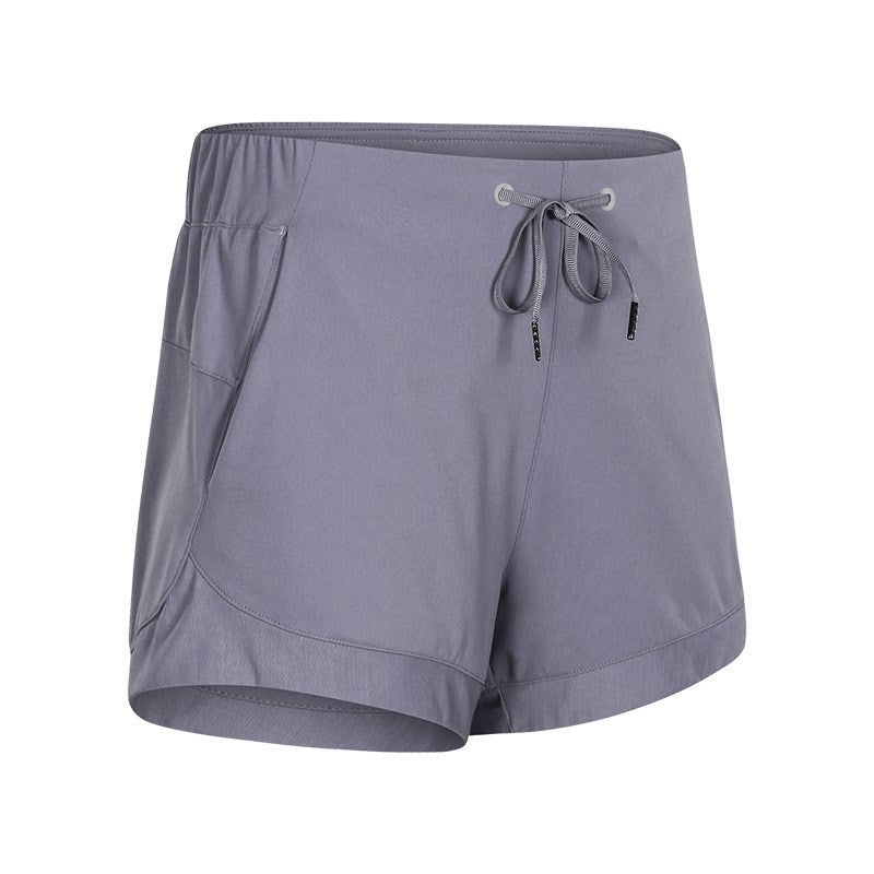 Nude yoga shorts women Grey