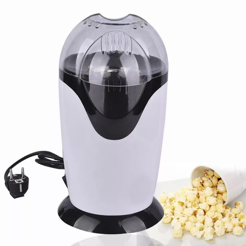 Popcorn Maker Household Mini Popcorn Machine Automatic DIY White