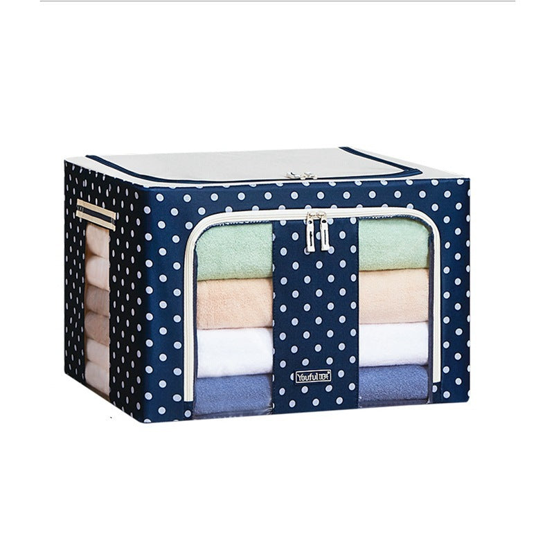 Clothes storage box Navy blue 66L