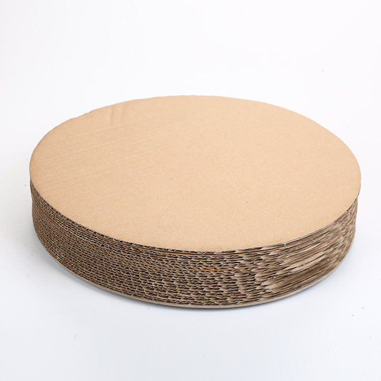 Corrugated cat scratch board cat toy Light color