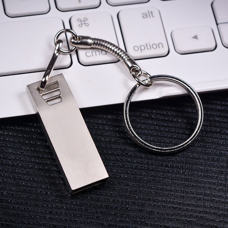 Customized Ccreative Metal USB Flash Drive Gift USB Flash Drive Silver