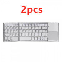 Folding Bluetooth Keyboard White x2