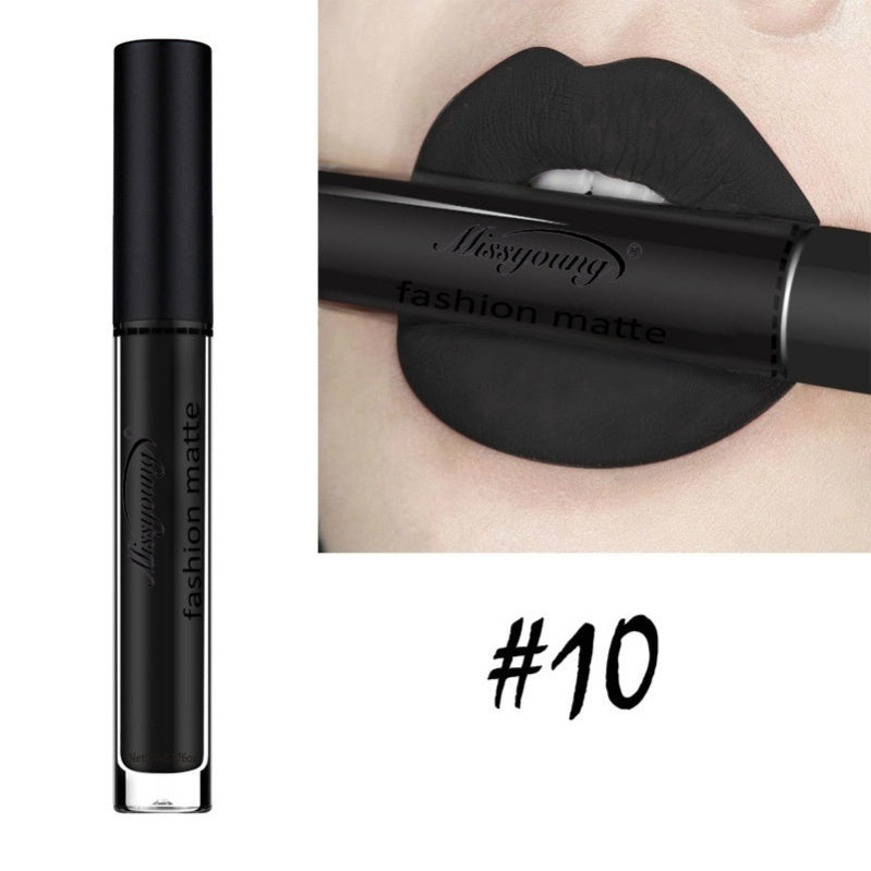 Lip Gloss Liquid Lipstick Non-Stick Cup Matte Makeup Llipstick J