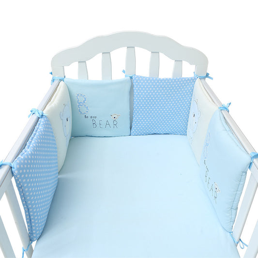 Baby Bedding, Bedding, Children'S Bed, Surrounding Bed, Multiple Styles Blue BB bear 30x30x6