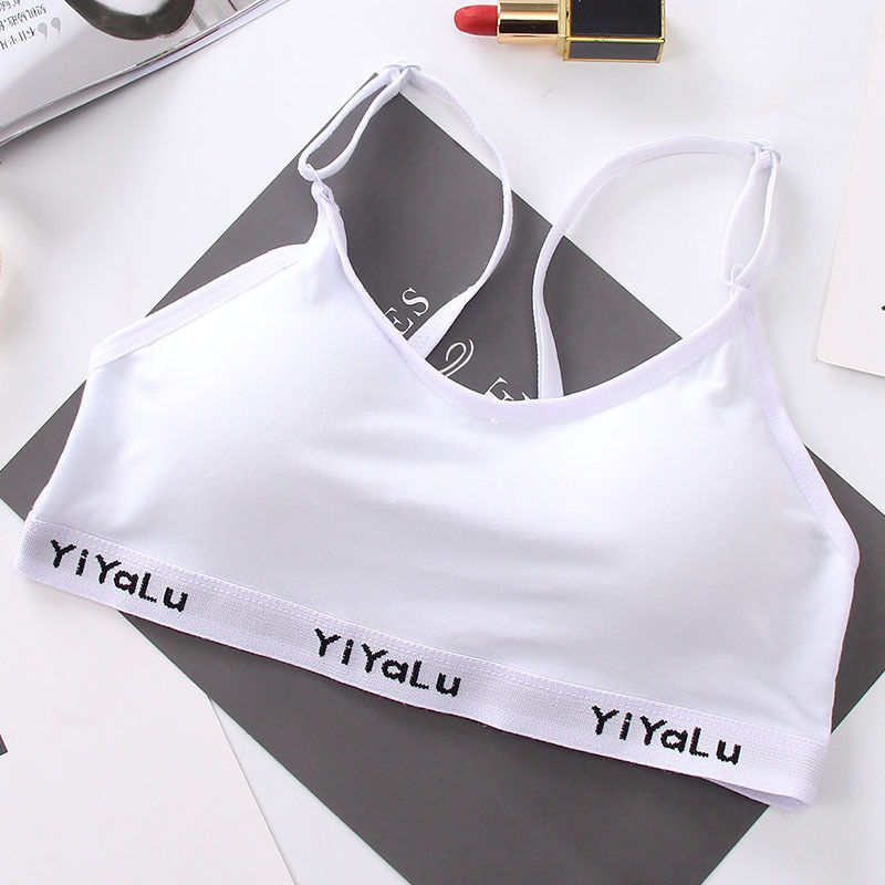 Student Korean Developmental Underwear Women White adjustable