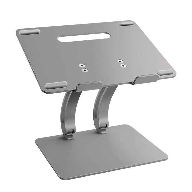Laptop Computer Stand Bracket Tablet Computer Table Frame Cooling Base Folding Lift Gray