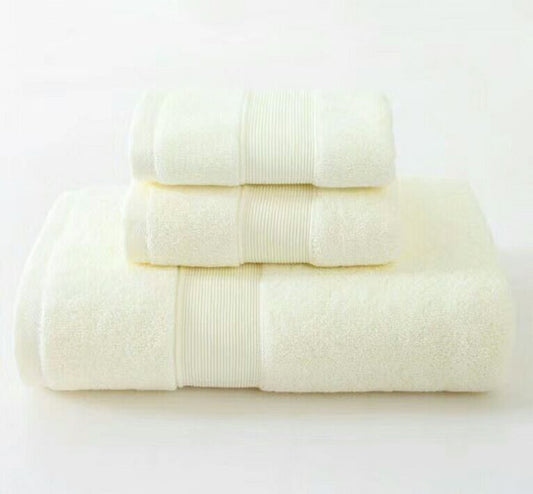 Bath towel pure cotton soft and absorbent Beige 70X140