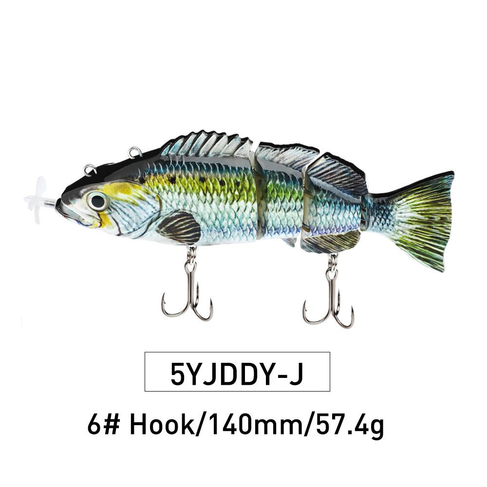 Electronic fish automatic swimming bait propeller smart lure J