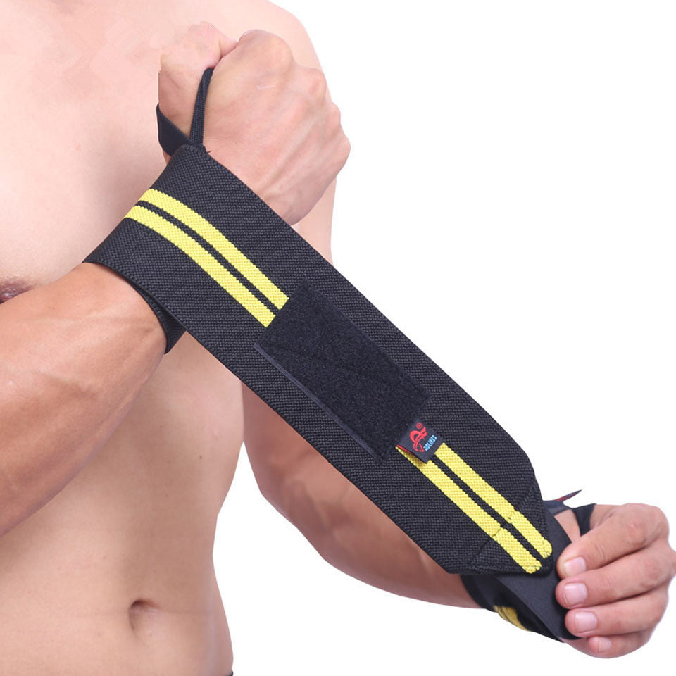 Fitness Band Wristband Bandage Sports Gloves Yellow