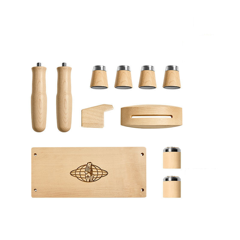 Hot Mom MINI Coffee Machine Modification Accessories Alloy Kit White Maple 11piece set