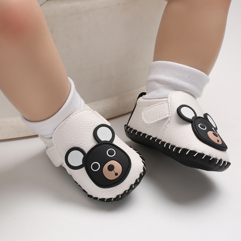 Baby shoes non-slip toddler shoes White