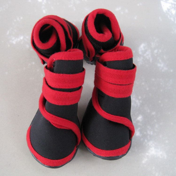 Big Dog Shoes Four Seasons Pet Dog Shoes Red