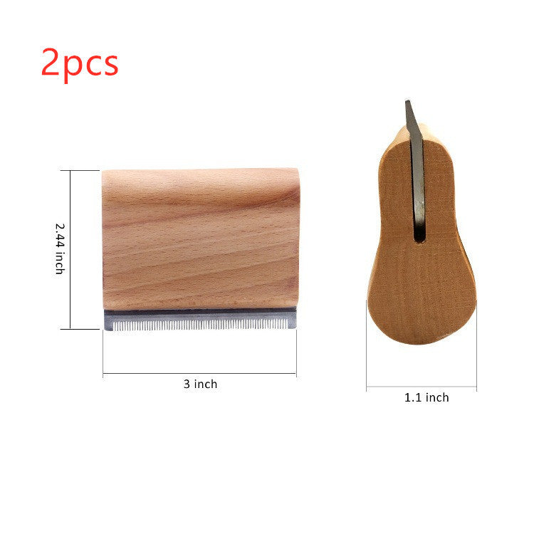 Pet hair removal comb Small 2pcs