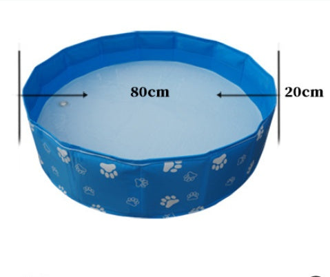 PVC folding pet bathtub Footprint 120X30cm