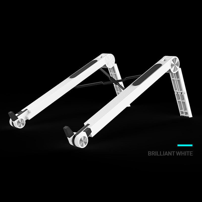 Notebook computer stand notebook folding stand White