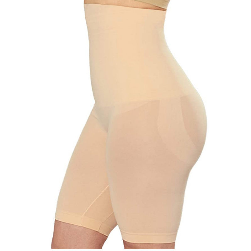 Women's High Waisted Abdomen And Hip Panties Skin tone