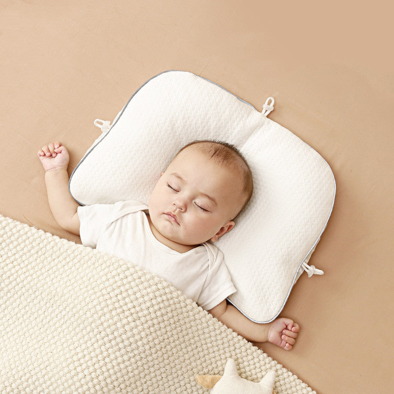 Baby Head Shape Correction Pillow White