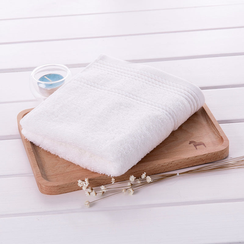 Suction face towel white