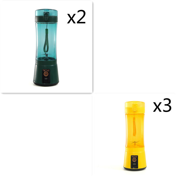 Portable Electric Fruit Juicer Wireless USB Rechargeable Mini Mixer Multifunction Summer Smoothie Blender Machine Kitchen Supplies Set1 USB