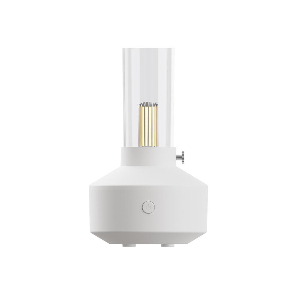 2023 New Arrival Ultrasonic Humidifier Retro 150ml Night Light Essential Oil Aroma Diffuser For Home Office White