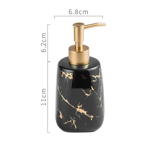 Bathroom wash set Black 1piece
