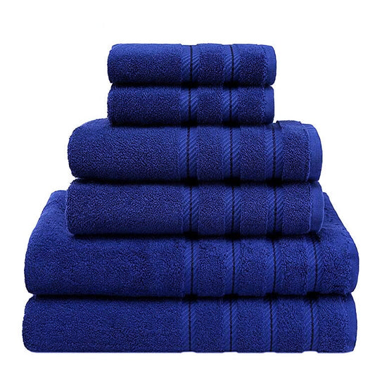 Absorbent Long Staple Cotton Towel Bath Towel Set Blue 3times
