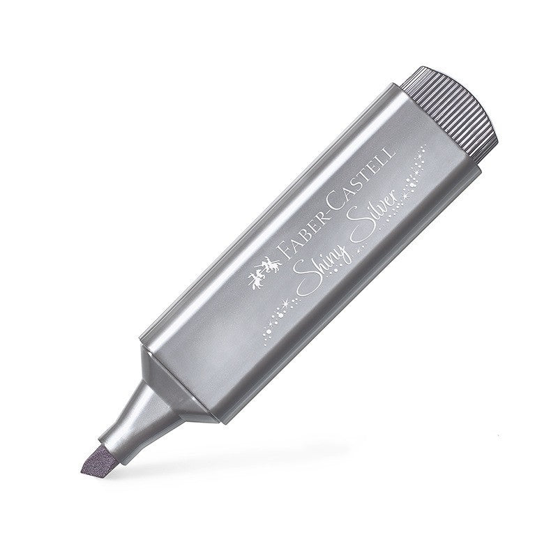 Faber-castell Metallic Highlighters Students Color Pens Silver