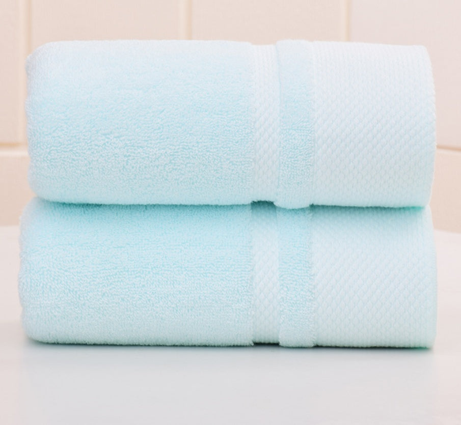 Adult thickening wash towel Rhombus light green
