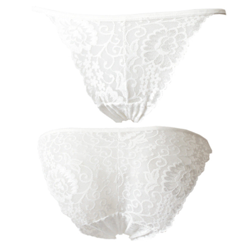 Sexy Underwear Women Lace Women's Underwear Briefs Briefs White One size