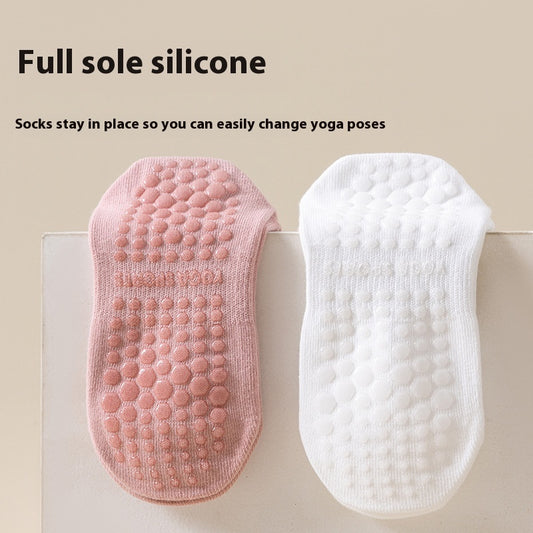 Tube Socks Professional Sports Anti-slip Silicone Indoor Fitness Pilates Boneless Room Socks