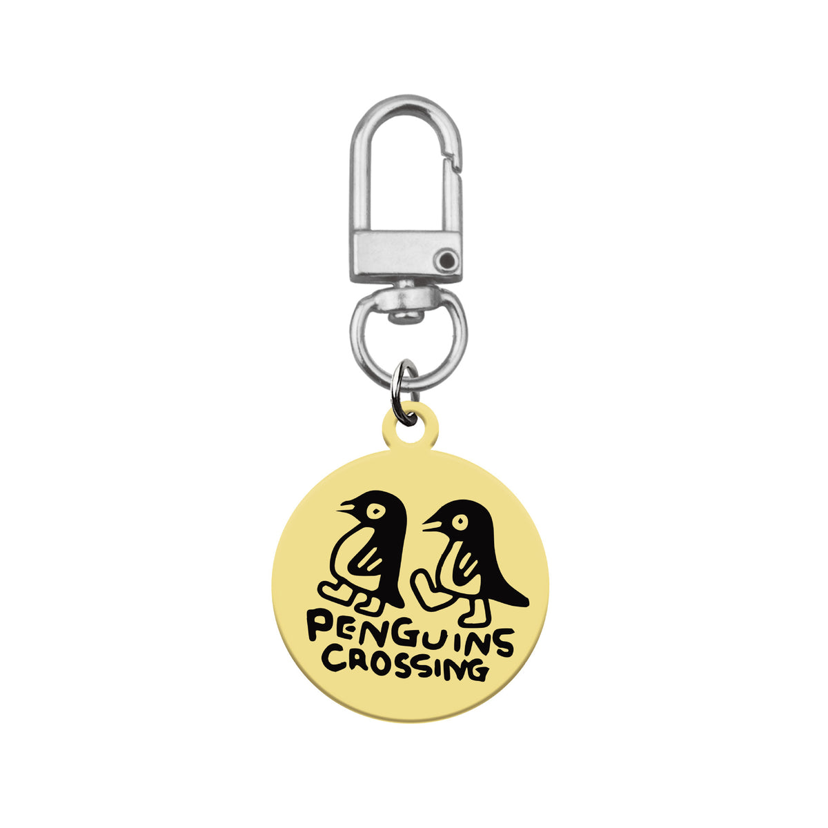 Creative American Statement Graffiti Text Round Key Chain 006color 4.5x45cm