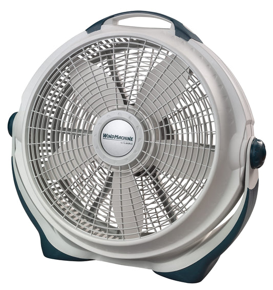 Lasko Wind Machine Fan, Air Circulator Fan with 3 Speeds, 20" Model 3300, Gray