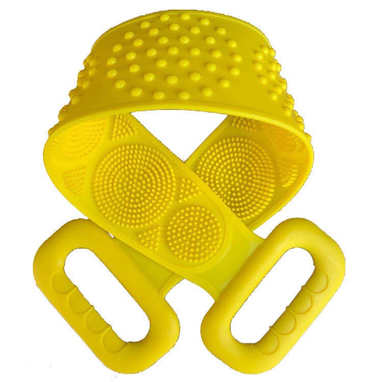 Silicone bath towel Yellow70cm