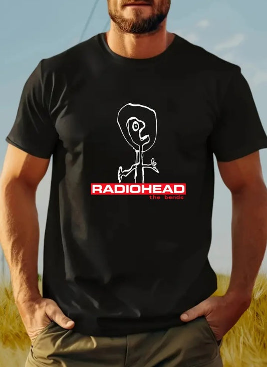 Fashionable Printed T-shirt For Men Black