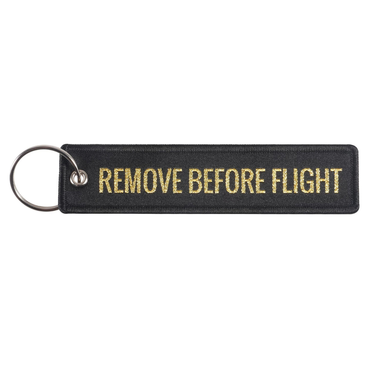 Aviation Gift Keychain Woven Gold Thread
