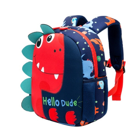 Cartoon Cute Children Kindergarten Dinosaur School Bag