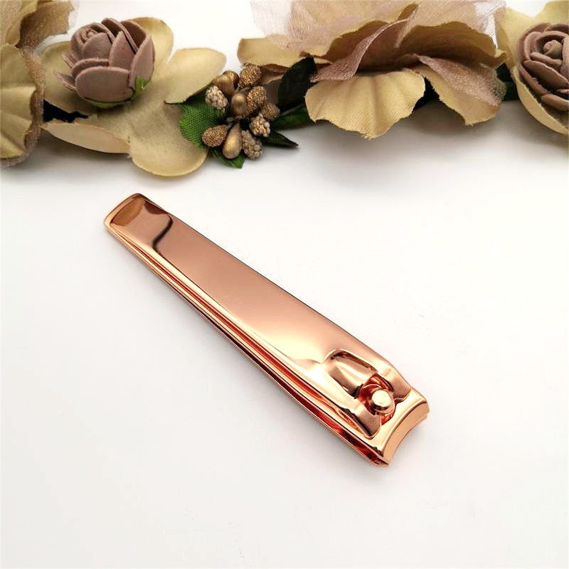 Manicure Manicure Tools Nail Scissors With File Clippers Rose Gold