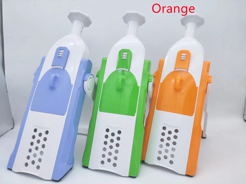 5-in-1 kitchen vegetable cutter Orange