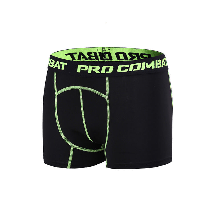 Skinny Running Underwear Summer Men Green Line