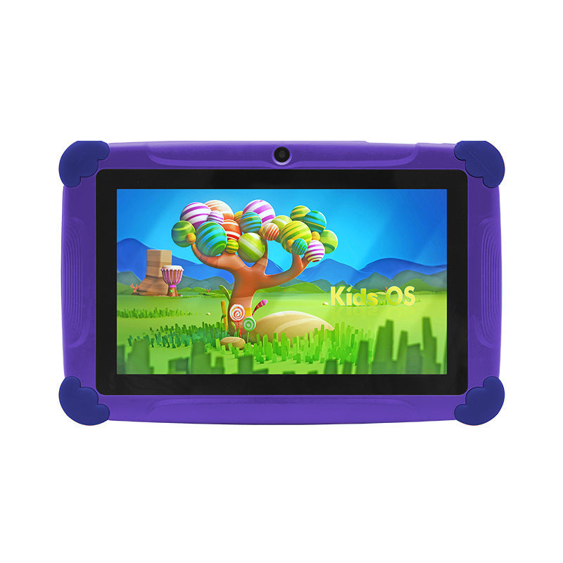 Educational Learning Game 7-inch 18GB Children's Tablet Computer Learning Machine Purple 18GB
