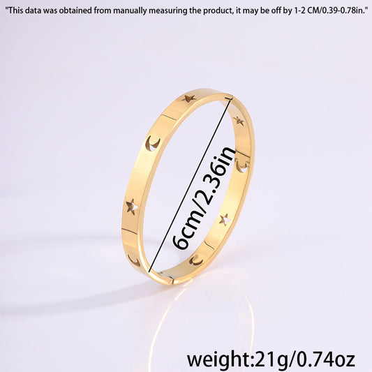 Fashion Titanium Steel Women's Bracelet Does Not Fade Ornament