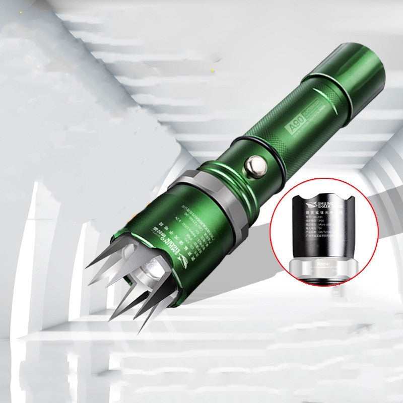 Self-Defense LED Flashlight Green