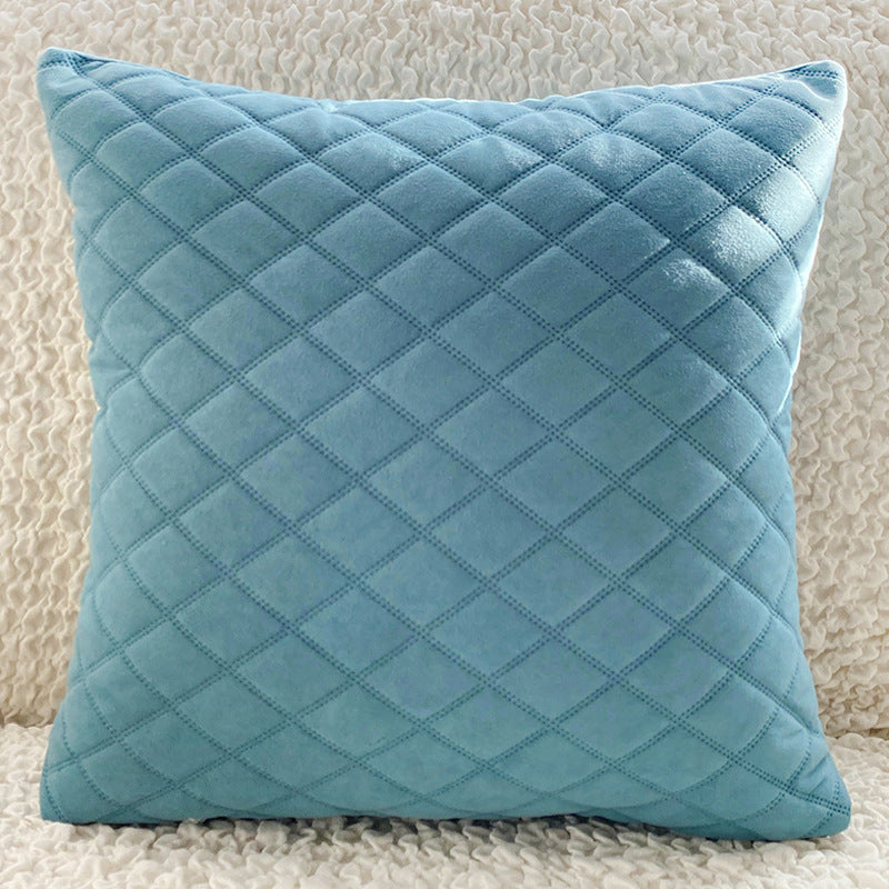 Living Room Home Pillows With Fabric Art Velvet Cushions Sky Blue 45X45cm pillowcase