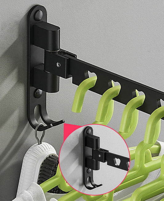 Punch-free Hanger Storage Rack Finishing Rack Space Aluminum Balcony Clothes Hanger