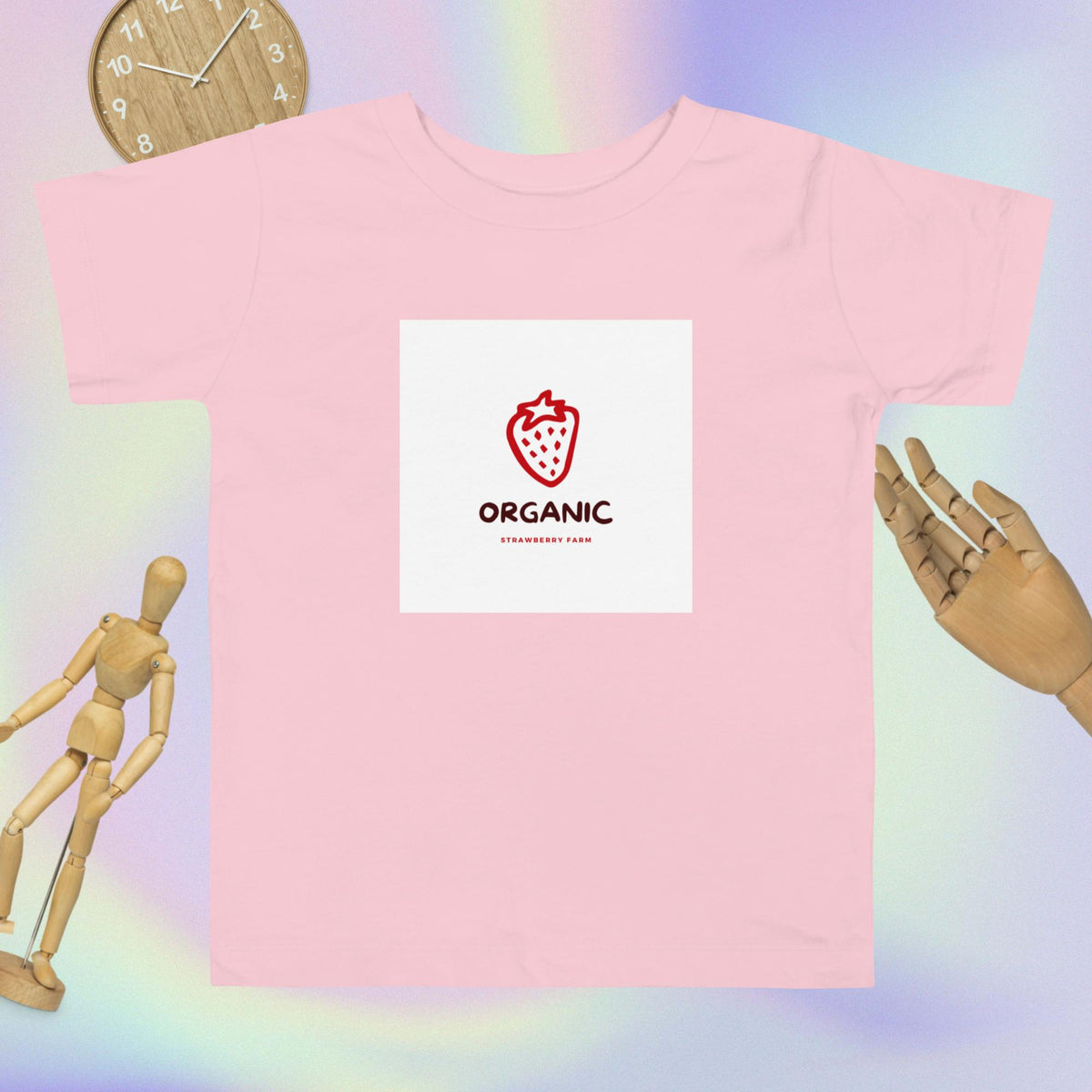 Toddler Short Sleeve Tee Pink