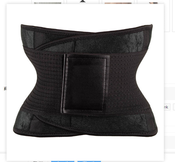 Waist Trimmer Belt Body Shaper Abdominal Trainer Weight Loss Fat Burning Straps Black XXXL