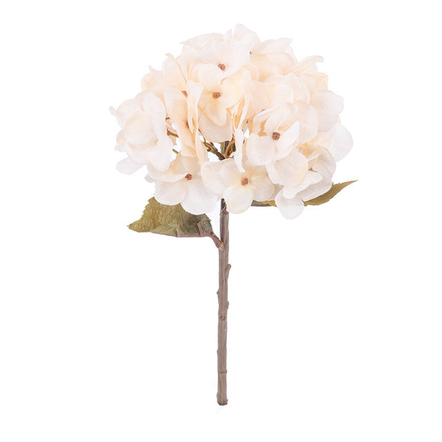 Artificial Flowers Hydrangea Branch Home Wedding Decor Autum White