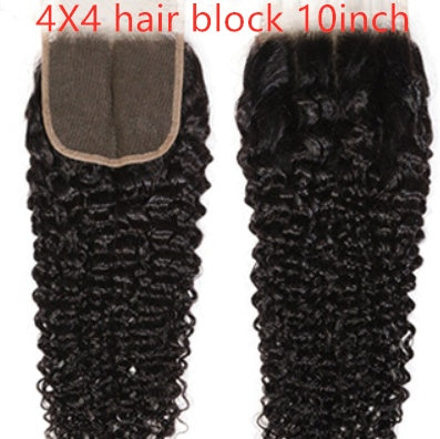 Live Export Wig Malaysia Hair Extension 4X4 hair block 10inch